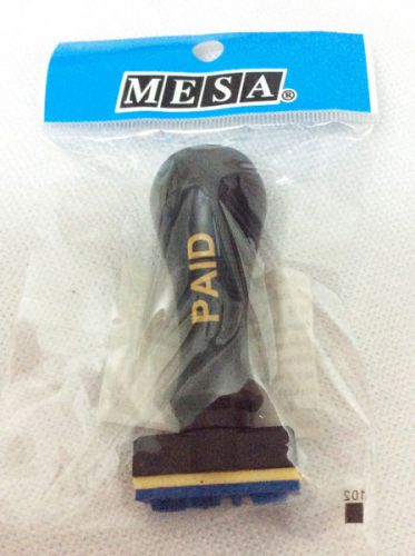 GOOD QUALITY MESA BRAND VINTAGE STAMPER RUBBER PAID OFFICE STATIONERY