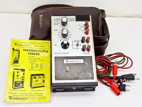 Transmation Inc. PPS Digital Thermocouple Calibrator 1040 with Instruction Book