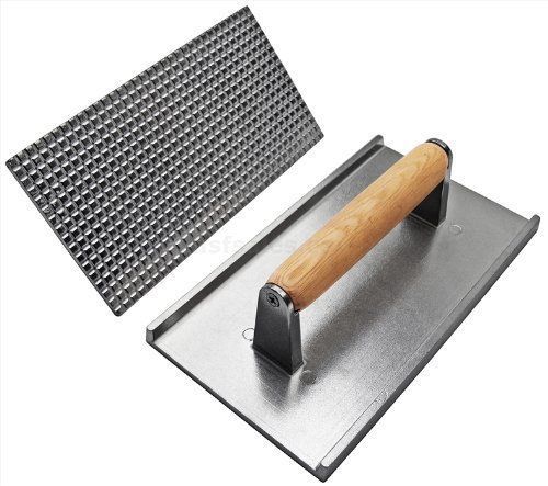 New star 36411 commercial grade aluminum steak weight/bacon press - new for sale