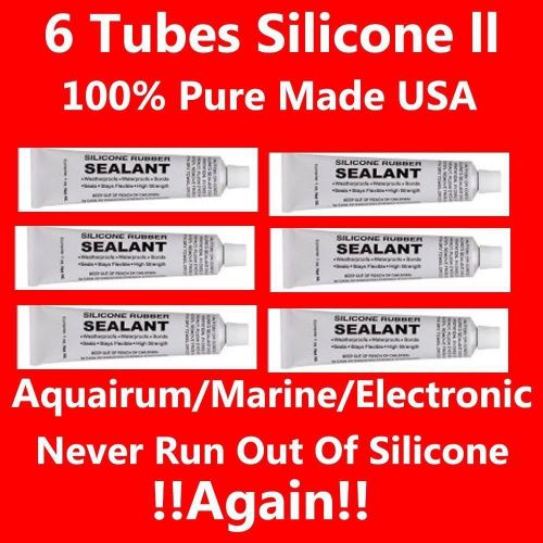 Food grade silicone sealant adhesive clear 6 ounces for sale