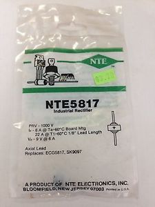 ONE NTE5817 – Industrial Rectifier 1000V 6AMP AXIAL LEAD