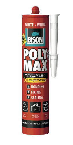 Poly Max original Express white Construction Grab Adhesive Sealant Filler bison