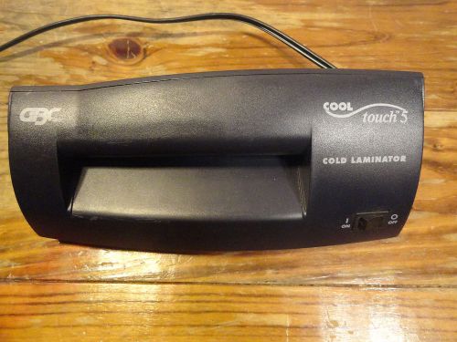GBC Cool Touch 5 Cold Laminator  Model CT-5 Electric 5&#034; Home Office
