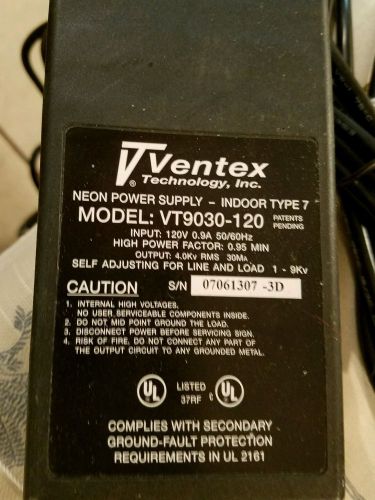 Ventex VT903P 120 Neon Transformer