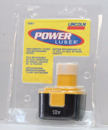NEW  Lincoln 1201 Power Luber 12V NiCd Rechargeable Battery Original Genuine