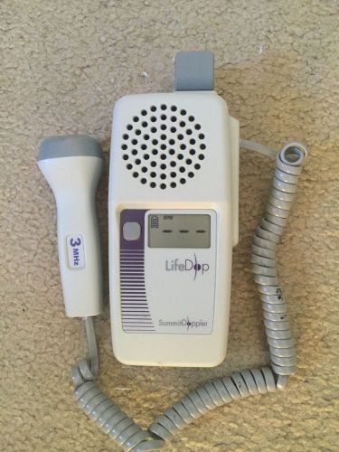 Lifedop l250ar baby doppler fetal monitor with 3 mhz obstetrical probe for sale