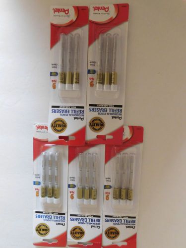 (5) PENTEL Z2-1N Refill Eraser for pentel mechanical pencil 9 pack 40 total