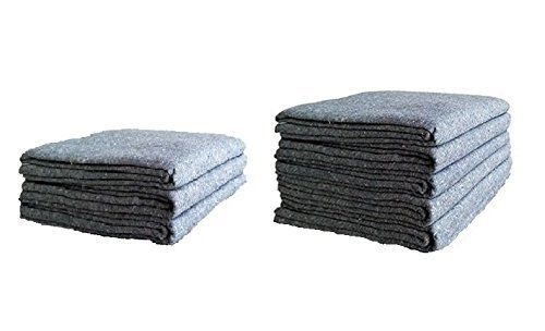 Generic textile moving blankets (8 pack) professional quality moving skins 68&#034; x for sale
