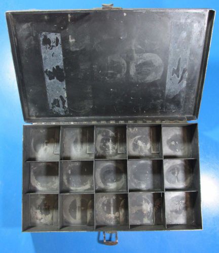 Burndy PT29291 Steel 15 U Die Storage Box Case Used