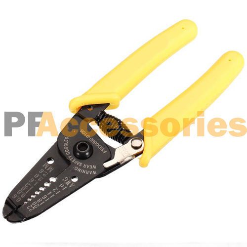 6&#034; Multifunctional Cable Wire Stripper Cutter 10-22 AWG Metric Electrical Tool