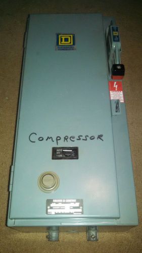 Square D SBG12 Combination Motor Controller 30 Amp Fusible Box