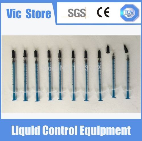 1ml / 1CC blue syringe + black syringe cap 10sets/pack