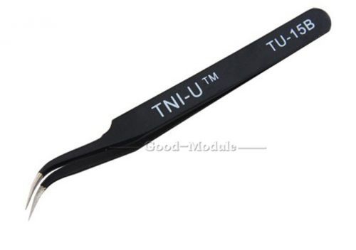 5pcs non-magnetic elbow tweezers tu-15b anti-static tweezer for sale