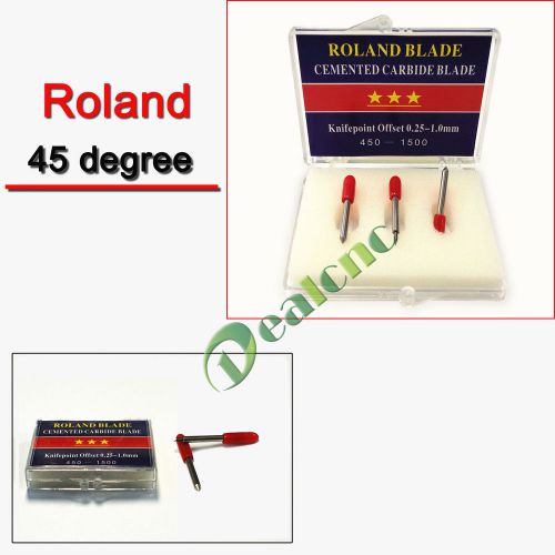 Roland 45 Degree Blades For Vinyl Cutting Plotter 6Pcs / 2Boxes