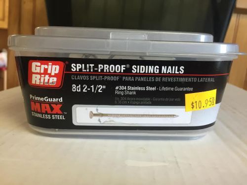 Grip Rite Split-Roof Siding Nails - 1 lb box
