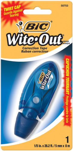 Bic Wite Out Mini Correction Tape-.2&#034;X26.2&#034;