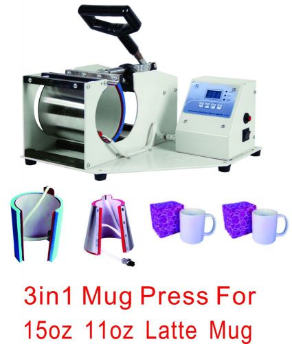 3in1 Sublimation Mug Heat press Machine