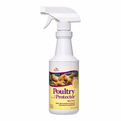Manna Pro All Natural Poultry Protector Non Toxic for Mites, Fleas &amp; Ticks 16oz.