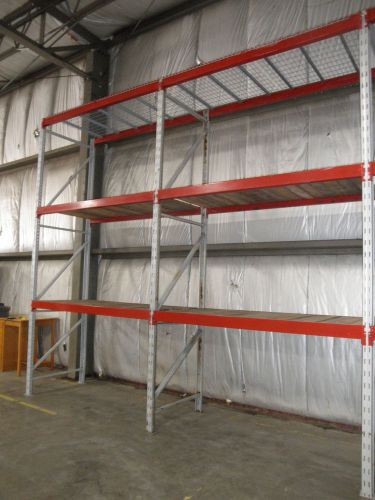 3 sections 14&#039; tall pallet racking r.u.rack...... for sale
