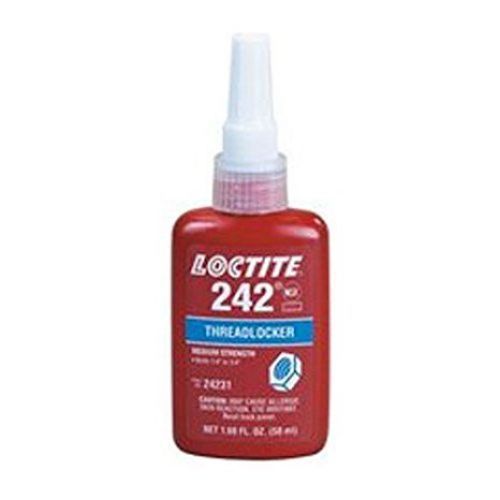 Loctite 242 medium strength threadlocker, 50 ml bottle, blue for sale