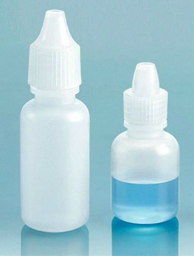 1/2 oz (15 ml) LDPE Plastic Dropper Bottles (Lot of 50)  (Choice of Fitment)