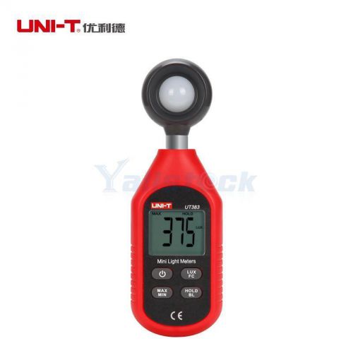 UNI-T UT383 Handheld Digital Luxmeter Light Meter Lux /FC Luminometer Photometer