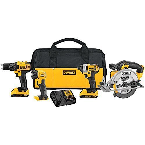 New dewalt dck421d2 20v max lithium-ion 4-tool combo kit 2.0ah fast shipping for sale