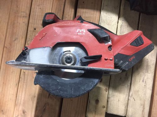 Hilti scm 18-a metal cordless li-ion circular saw with 2 batteries &amp; chargers for sale