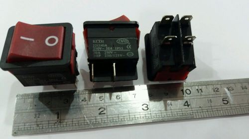 4 Pin ON/OFF 2 Position DPST Rocker Switch 20A/250V KCD2 2hp