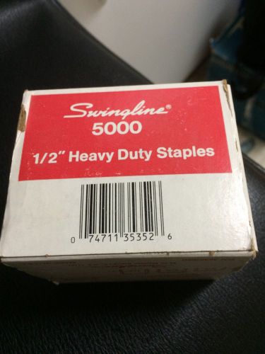 A Boxes (5,000)  of vintage SWINGLINE No 13 ---- 1/2&#034;  HEAVY DUTY STAPLES