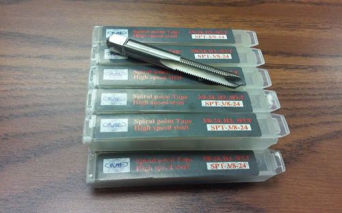 Spiral Point Taps 3/8&#034;-24 plug 3flt  10pcs HSS H3--new