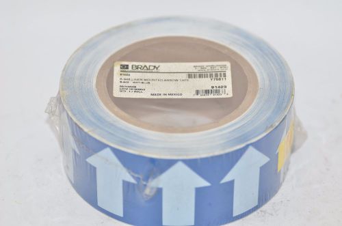 Brady 91423 arrow tape, white/blue, 2 in. w 90 ft. 6m869 for sale