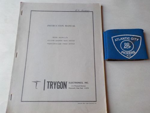 TRYGON MODEL HH32-1.5A INSTRUCTION MANUAL