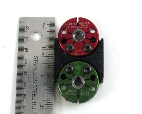 Southern gage 5/16-18 unc-2a, ring gage set, go pd .2752 &amp; lo pd .2712 for sale