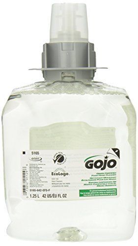 GoJo 5165-02 Gojo FMX-12 Green Cert. Foam Soap Disp. Refill 1250mL 5165 - 2 PACK