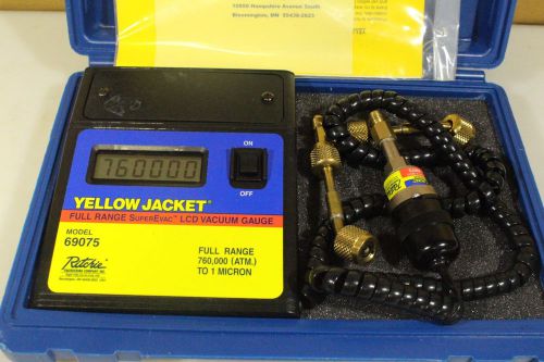 Yellow jacket 69075 - superevac lcd vacuum gauge for sale