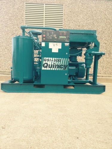 100hp quincy screw air compressor, #1031 for sale