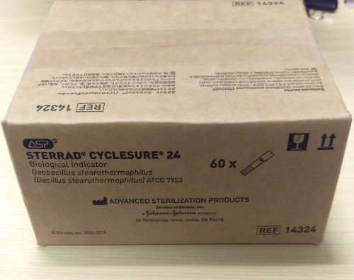 ASP #14324 Sterrad CycleSure 24 Biological Indicator Box of 60