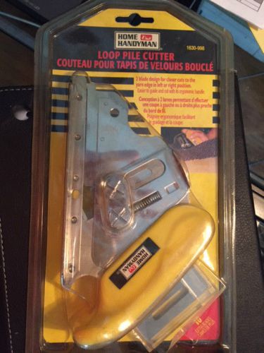 Carpet Loop Pile Cutter ~ NEW ~ with 10 extra blades