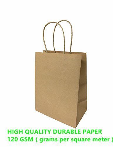 Mistmo Packaging Solution Mistmo 5.25&#034;X3.25&#034;X8&#034;-50 Pc Premium Paper Bag