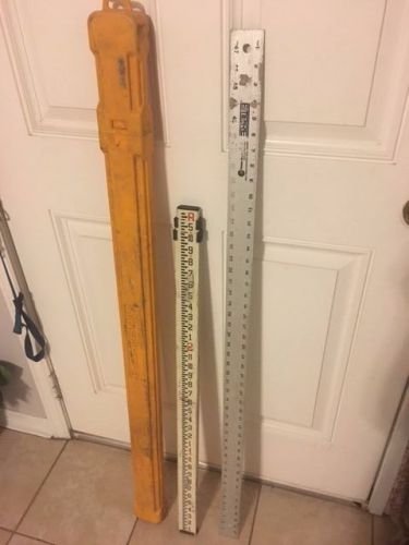 Cst/berger telescoping leveling rod 8&#039; with case for sale