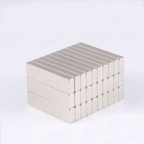 10pcs 40x10x5mm Bar Block Strong Cuboid Magnets Rare Earth Neodymium N50