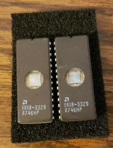 AMD 1818-3329 EPROM (quantity 2) used pull  8746HP