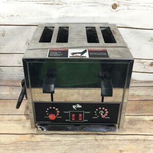 STAR Toaster ST04 4 Slice Commercial 1800 Watts 15 Amp 120 Volts Tested &amp; Works