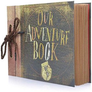 Photo Album Scrapbook, Our Adventure Book, DIY Handmade Travel Scrapbook