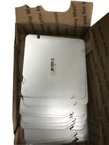 lot of (10).  5/S, 5” sq, Metal Blank Covers, (electrical).