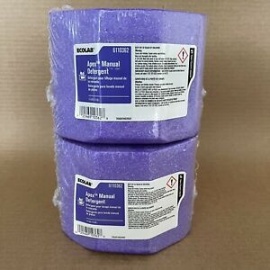Ecolab Apex Manual Detergent 3 LB Solid (2 Pack) 10362 Purple