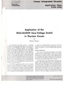 RCA Linear Integrated Circuits Application Note ICAN-4158