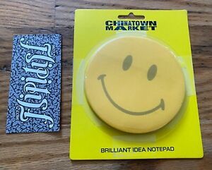 NEW CHINATOWN MARKET BASKETBALL SMILEY POST IT NOTEPAD SECRET CLUB LIMITED RARE
