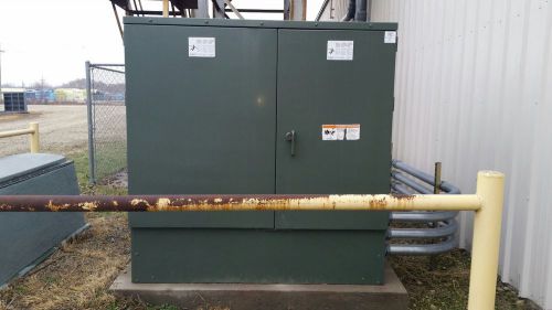Used square d 1000 kva transformer hv 12470grdy/7200 lv 480y/277 for sale